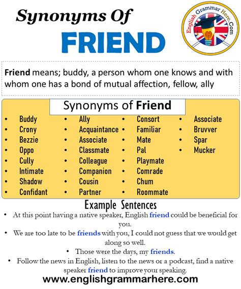 best friend synonym